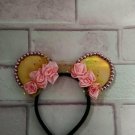 Pink and Gold Minnie ears