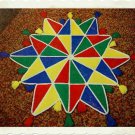 Vintage Crochet Pattern :  Geometric Rug (1975)
