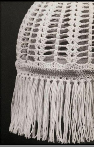 Vintage Crochet Pattern : Lamp Shade  1977