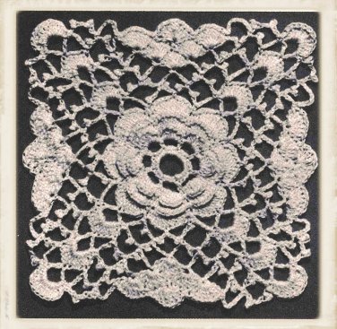 Vintage Crochet Pattern : My Wild Irish Rose Bedspread  (1930s)