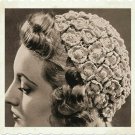 Vintage Crochet Pattern : Flower Top Hat  (1937)