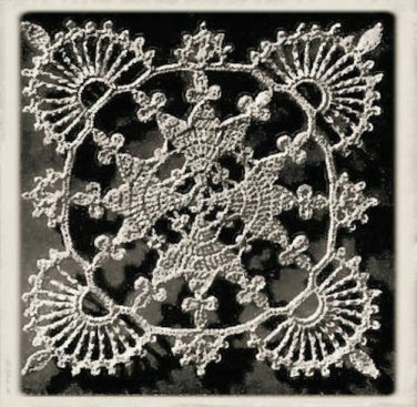 Vintage Crochet Pattern : Lace Valentine Bedspread (1915)