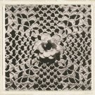 Vintage Crochet Pattern : Beauty Rose Bedspread  (1930s)