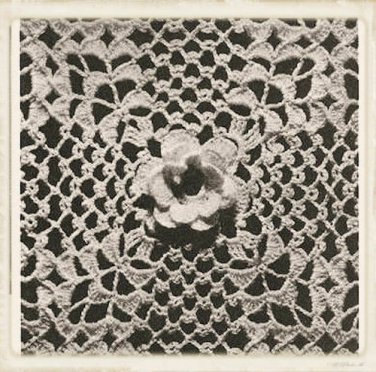 Vintage Crochet Pattern : Beauty Rose Bedspread  (1930s)