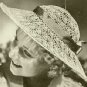 Vintage Crochet Pattern : Sunlight Sun Hat (1930s)