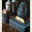 Vintage Crochet Pattern : Floral Bath Set (1977)