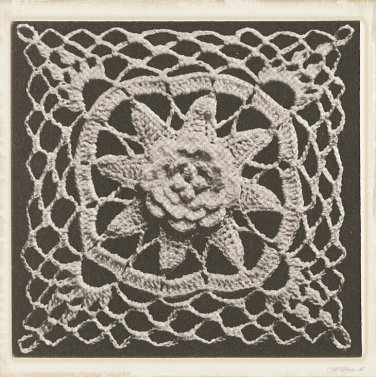 Vintage Crochet Pattern : Dublin Beauty Bedspread  (1938)