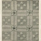 Vintage Crochet Pattern : Daisy Squares Bedspread  (1938)