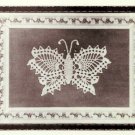 Vintage Crochet Pattern :  Framed Butterfly (1975)