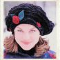 Vintage Knitting Pattern :  Rosette Hat  (1997)