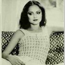 Vintage Crochet Pattern :  Shell Pattern Camisole, Size 6 -16  (1980)