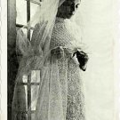 Vintage Crochet Pattern :  Wedding Gown (1980)