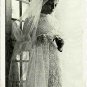 Vintage Crochet Pattern :  Wedding Gown (1980)