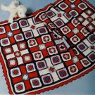 Vintage Crochet Pattern :  Baby Blocks Afghan (1977)