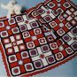 Vintage Crochet Pattern :  Baby Blocks Afghan (1977)