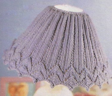 Vintage Knitting Pattern :  Lamp Shade (1999)