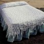 Vintage Crochet Pattern :  Tasseled Floral Bedspread (1991)