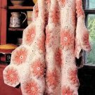 Vintage Crochet Pattern : Poinsettias & Lace Afghan (1988)