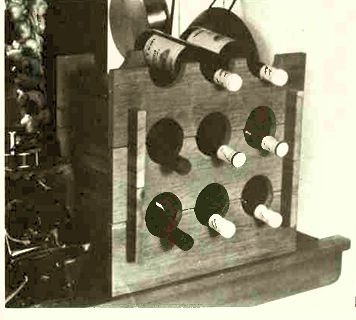 Vintage Woodworking Plans :  Wine Rack  (1988)