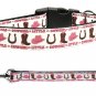 Little Cowgirl Nylon Dog Collars and Leash Combo
