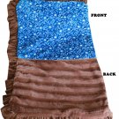 Mirage Luxurious Plush Blue Western Pet Blanket