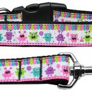 Mirage Halloween Party Monsters Nylon Dog Collars and Leash Combo