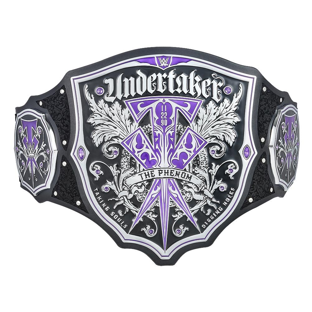 Undertaker Limited Edition Legacy Championship Title Belt with Free Casket