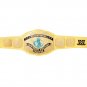 Yellow Intercontinental Championship Title Belt with Free Carrying Bag