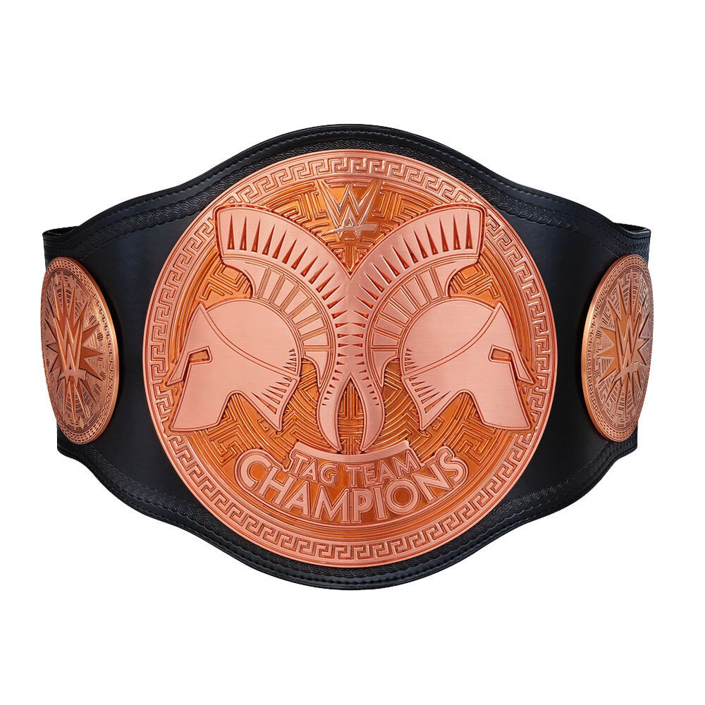 WWE Tag Team Championship Replica Title Belt (2014) with Free Carrying Bag
