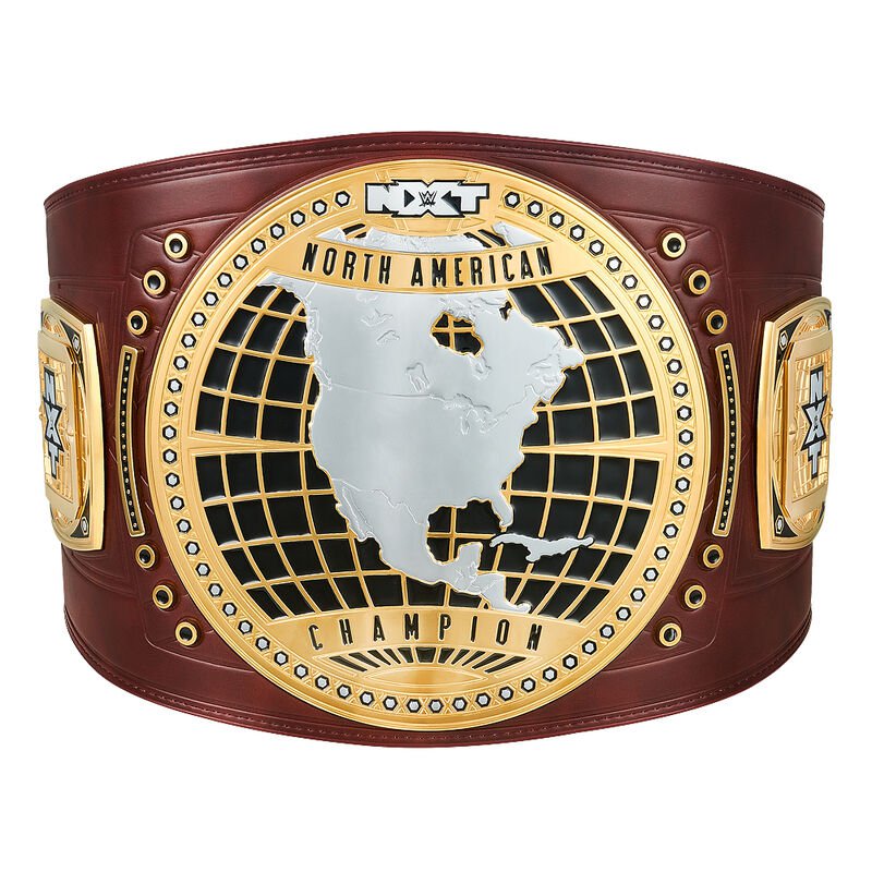 NXT North American Championship Replica Title Belt with Free Carrying Bag