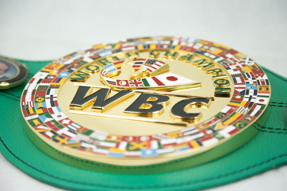 WBC World Boxing Championship Title Belt with Free Carrying Bag