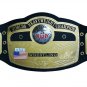 NWA Domed Globe World Heavyweight Wrestling Championship Title Belt with Free Carrying Bag