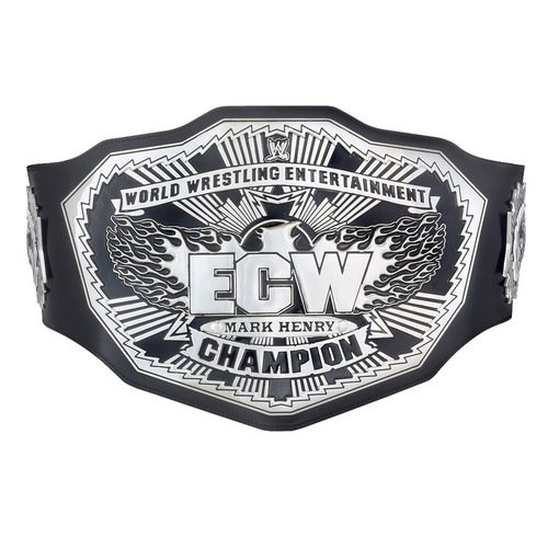 Mark Henry ECW Championship Title Belt with Free Carrying Bag