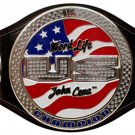 John Cena Word Life U.S. Championship Spinner Title Belt with Free Carrying Bag
