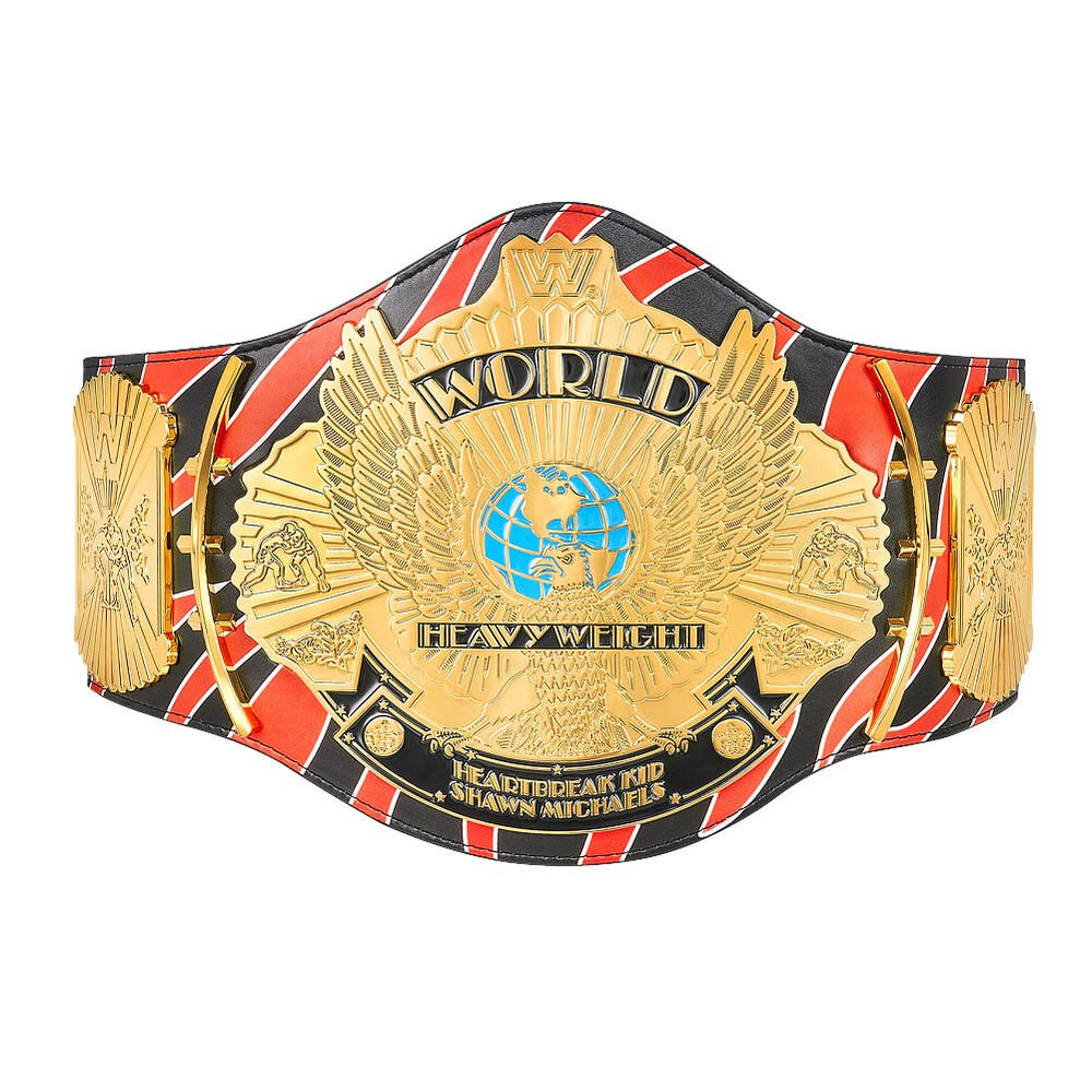 Shawn Michaels "Signature Series" Championship Title Belt with Free Carrying Bag