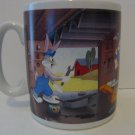 Oversize - Vintage Looney Tunes "Super Dad" Super sized Mug - Bugs Bunny - Sylvester