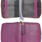 Easyoulife Womens Credit Card Holder Wallet Zip Leather Card Case RFID Blocking