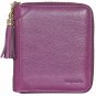 Easyoulife Womens Credit Card Holder Wallet Zip Leather Card Case RFID Blocking