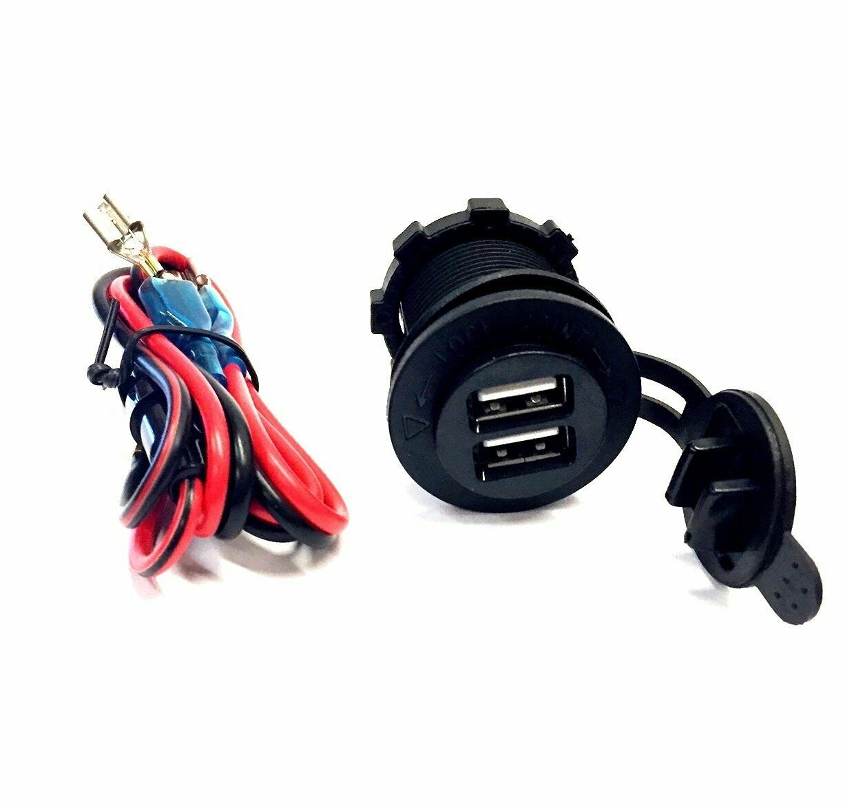Automotive Authority LLC Golf Cart USB Charger Port Outlet for EZGO Club Car 12V