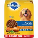 Pedigree Complete Nutrition Adult Dry Dog Food Roasted Chicken, Rice, 33 Lb. Bag