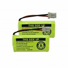 2 Pk 2.4V 300mAh Ni MH Replacement Cordless Phone Battery For Vtech AT&T Models