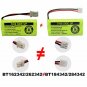 2 Pk 2.4V 300mAh Ni MH Replacement Cordless Phone Battery For Vtech AT&T Models