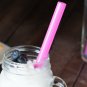 ALINK Assorted Bright Colors Jumbo Smoothie Straws, Pack of 100 Pieces