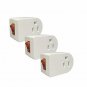 Oviitech Grounded Outlet Wall Tap Adapter with Red Indicator On/Off Power Switch