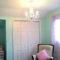Gypsy Color 4 Arm CRYSTAL WHITE Small Acrylic CRYSTAL CHANDELIER....