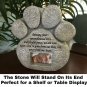 Urns Paw Print Pet Memorial Stone Gravestones Picture Grave Garden Dog Puppy New