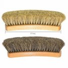 Justin Blair 8" Large Professional Shoe Shine Buff Horsehair Brushes 2 Pack
