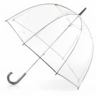 Dome Umbrella Clear Bubble Canopy 52in Curved Handle See Through Transparent Big