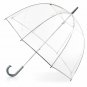 Dome Umbrella Clear Bubble Canopy 52in Curved Handle See Through Transparent Big