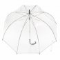 Dome Umbrella Clear Bubble Canopy 52in Curved Handle See Through Transparent Big